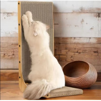 L-Shaped Cat Scratcher Board