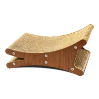 Nimble 2-in-1 Cat Scratching Post with Wooden..