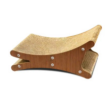 Nimble 2-in-1 Cat Scratching Post with Wooden..